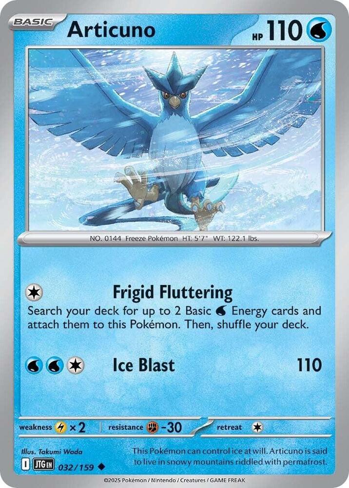 Articuno - 032/159 - Uncommon - Reverse Holo | SV - Journey Together