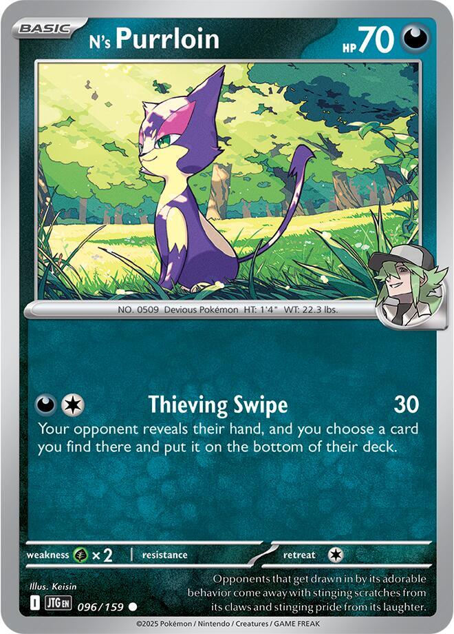 N's Purrloin - 096/159 - Reverse Holo | SV - Journey Together