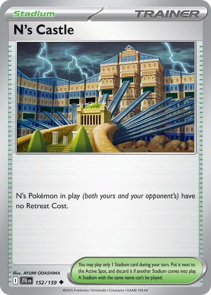 N's Castle - 152/159 - Reverse Holo | SV - Journey Together