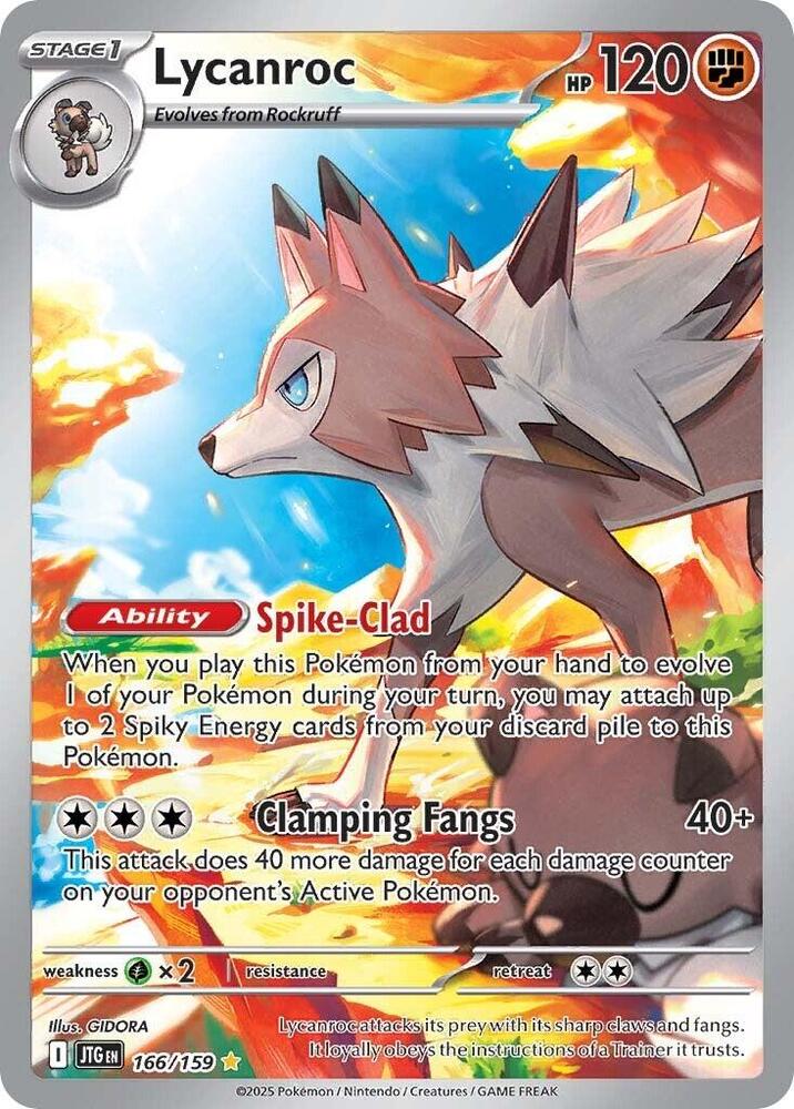Lycanroc - 166/159 - Illustration Rare | SV - Journey Together