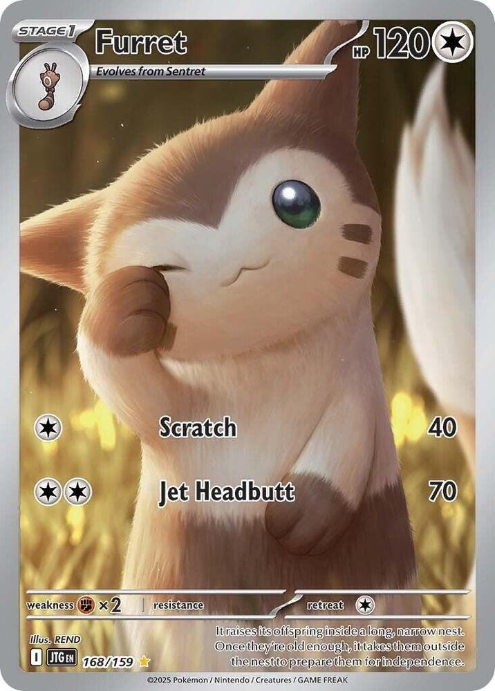 Furret - 168/159 - Illustration Rare | SV - Journey Together