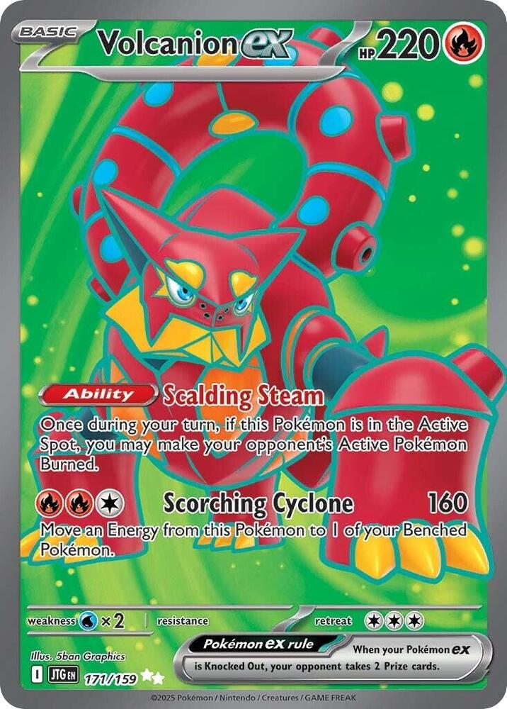 Volcanion ex - 171/159 - Ultra Rare | SV - Journey Together
