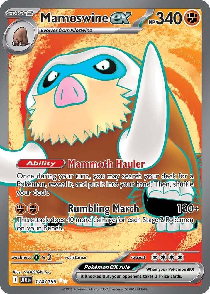 Mamoswine ex - 174/159 - Ultra Rare | SV - Journey Together