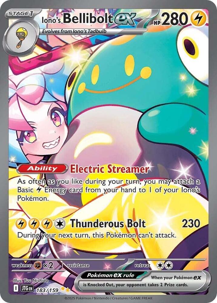 Iono's Bellibolt ex - 183/159 | SV - Journey Together