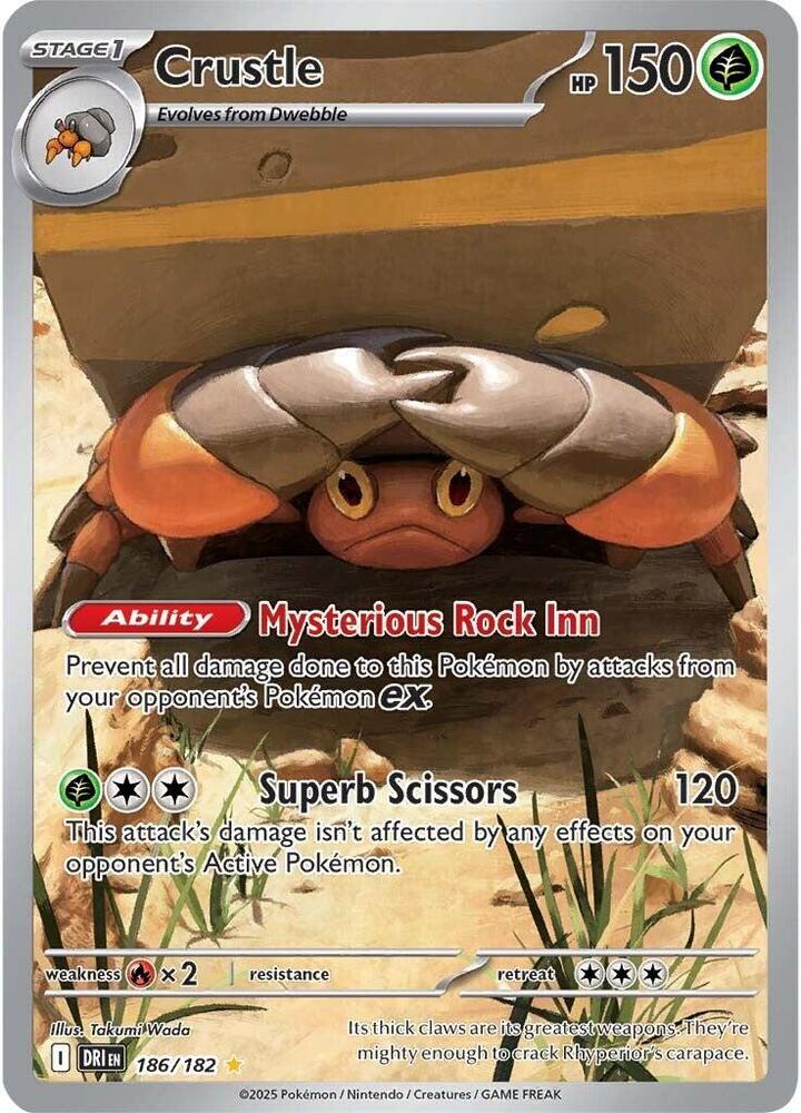 Crustle - 186/182 - Illustration Rare | SV - Destined Rivals