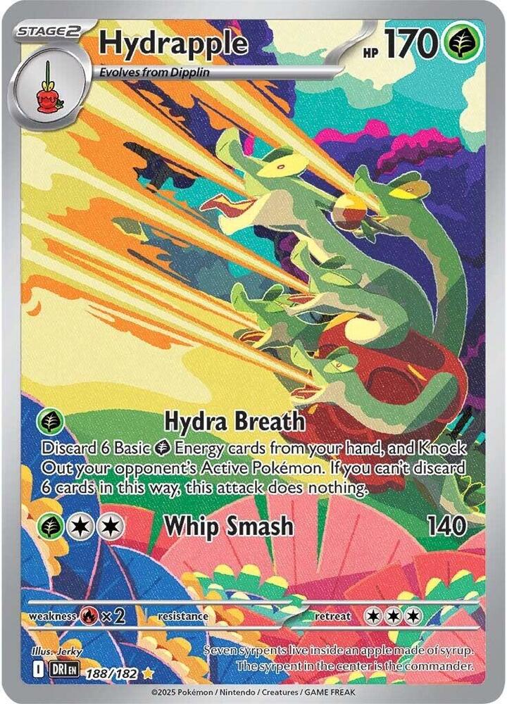 Hydrapple - 188/182 - Illustration Rare | SV - Destined Rivals