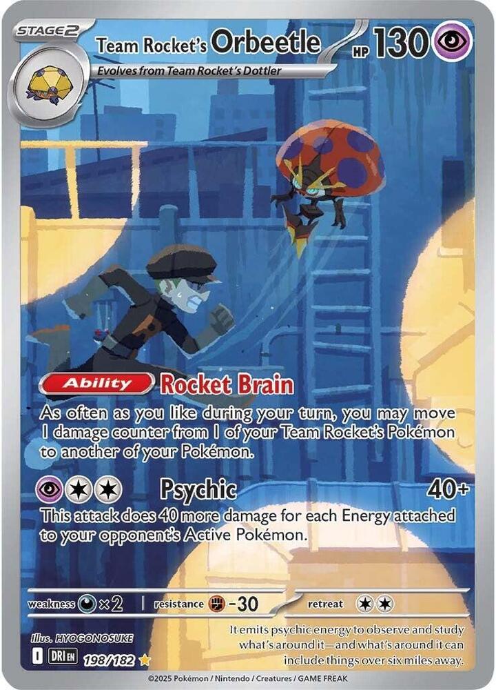 Team Rocket's Orbeetle - 198/182 | SV - Destined Rivals