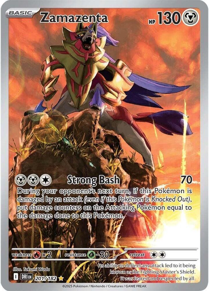 Zamazenta - 201/182 - Illustration Rare | SV - Destined Rivals