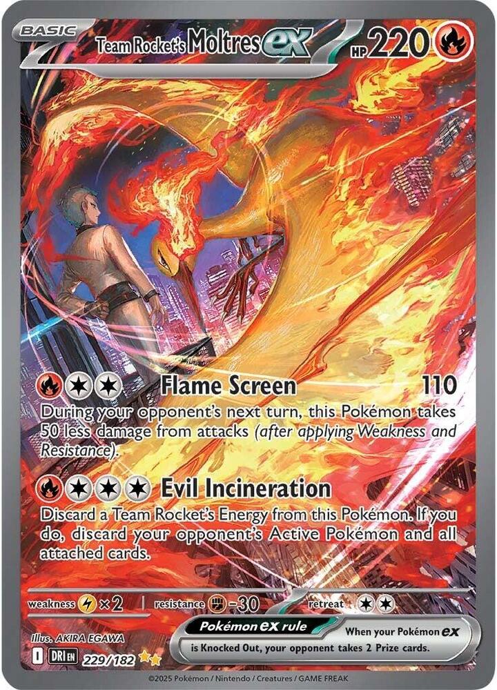 Team Rocket's Moltres ex - 229/182 | SV - Destined Rivals
