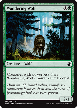 Wandering Wolf - Foil | Battlebond