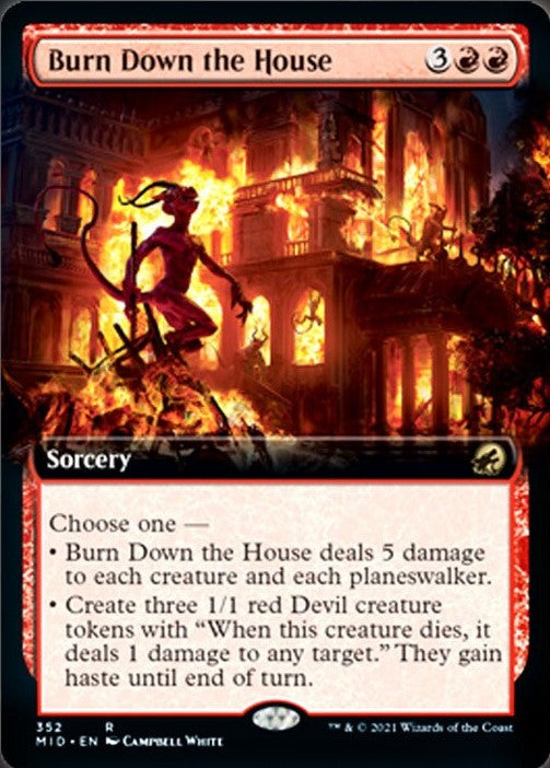 Burn Down the House - Extended Art | Innistrad: Midnight Hunt