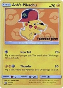 Ash's Pikachu - SM110 - SM Black Star Promo | SM Black Star Promos
