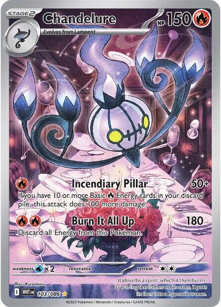 Chandelure - 103/086 - Illustration Rare | SV - Black Bolt