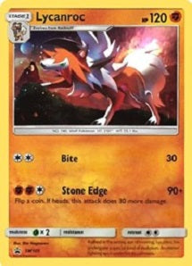 Lycanroc - SM105 - SM Black Star Promo | SM Black Star Promos