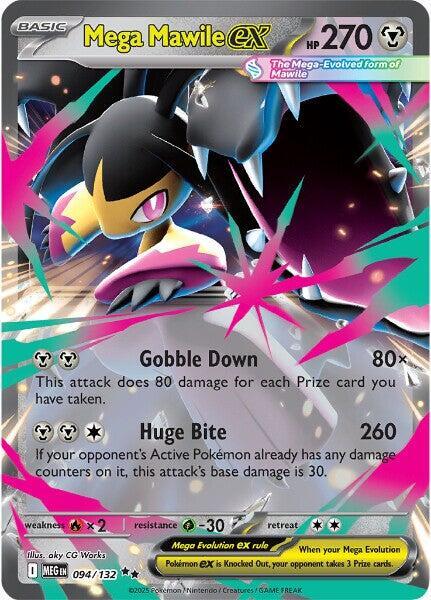 Mega Mawile ex - 094/132 - Double Rare | ME - Base Set