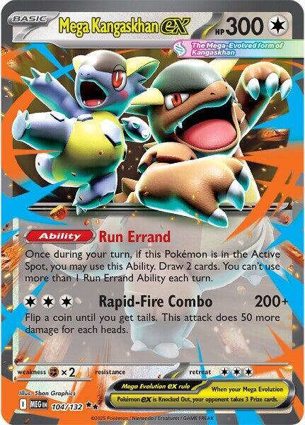 Mega Kangaskhan ex - 104/132 - Double Rare | ME - Base Set