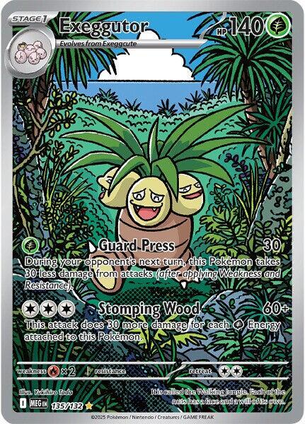 Exeggutor - 135/132 - Illustration Rare | ME - Base Set