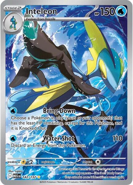 Inteleon - 142/132 - Illustration Rare | ME - Base Set