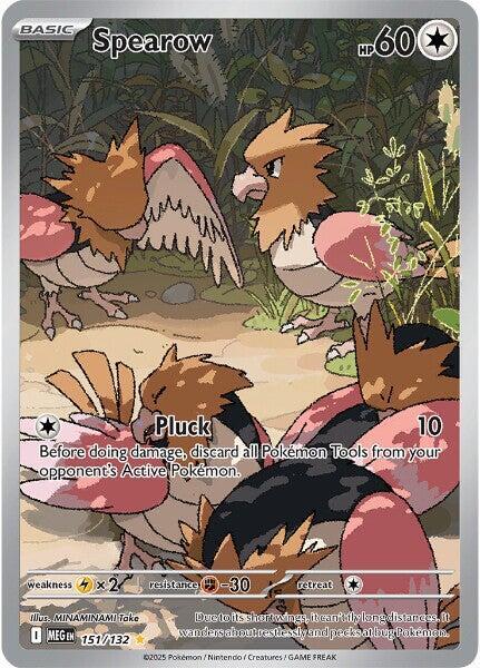 Spearow - 151/132 - Illustration Rare | ME - Base Set