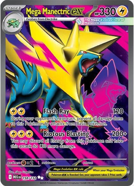 Mega Manectric ex - 158/132 - Ultra Rare | ME - Base Set