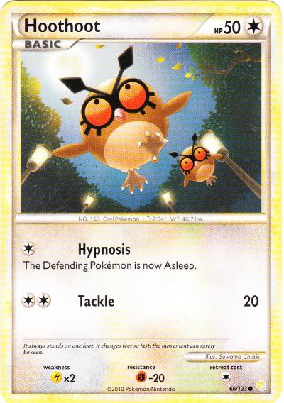 Hoothoot - 66/123 - Common | HeartGold SoulSilver