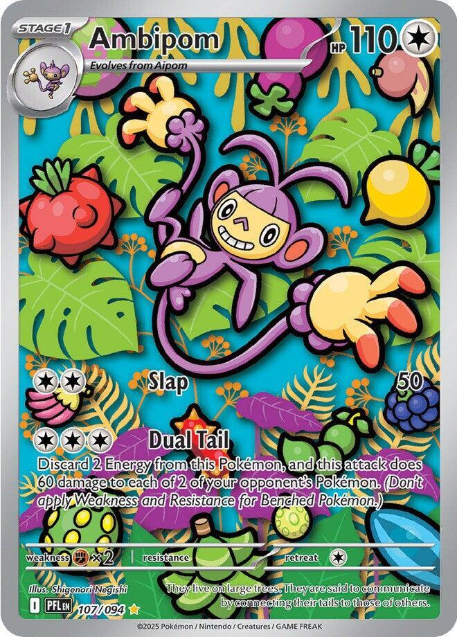 Ambipom - 107/094 - Illustration Rare | ME - Phantasmal Flames