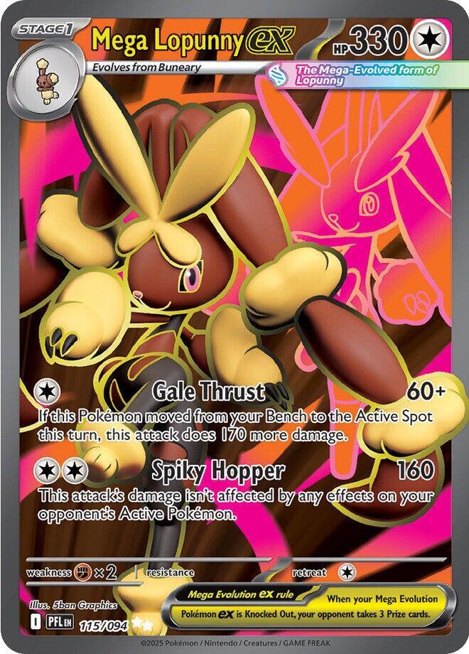 Mega Lopunny ex - 115/094 - Ultra Rare | ME - Phantasmal Flames