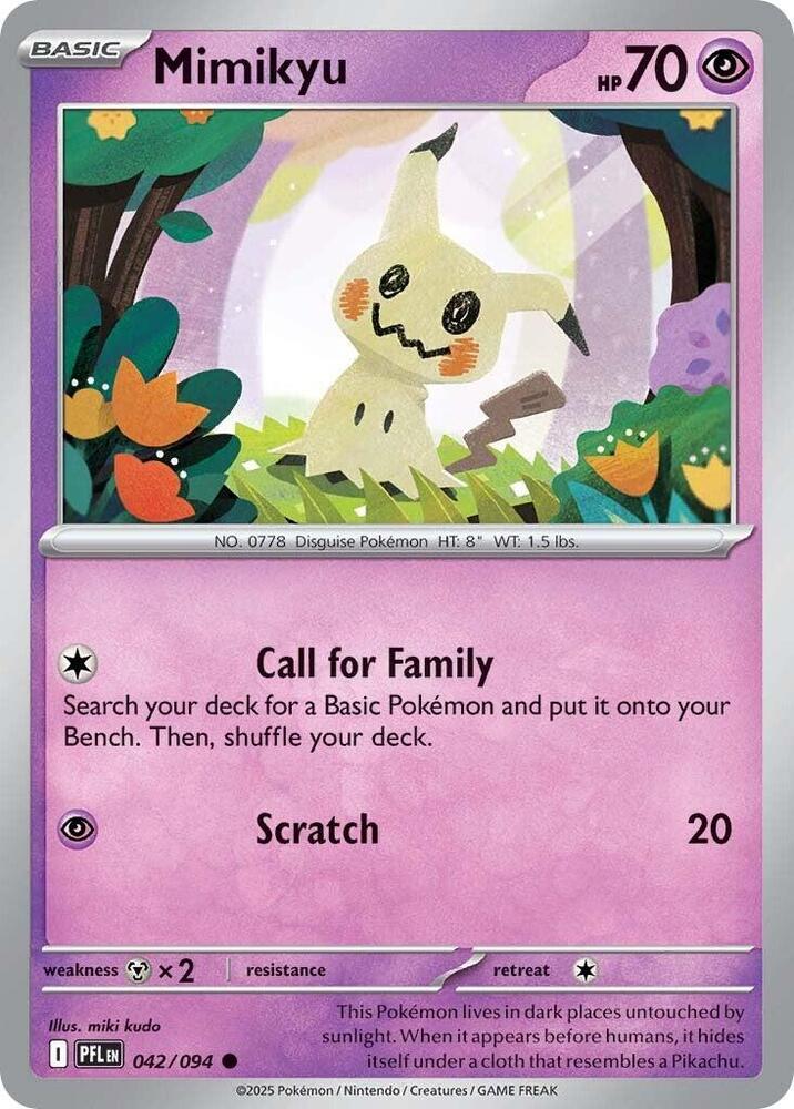 Mimikyu - 042/094 - Common | ME - Phantasmal Flames