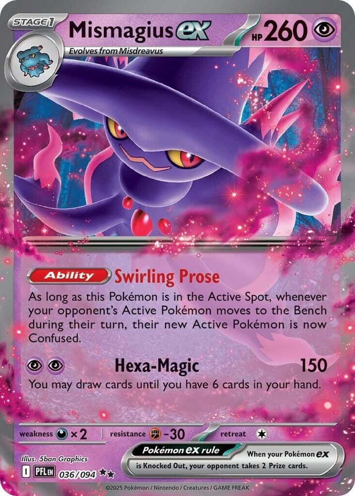 Mismagius ex - 036/094 - Double Rare | ME - Phantasmal Flames