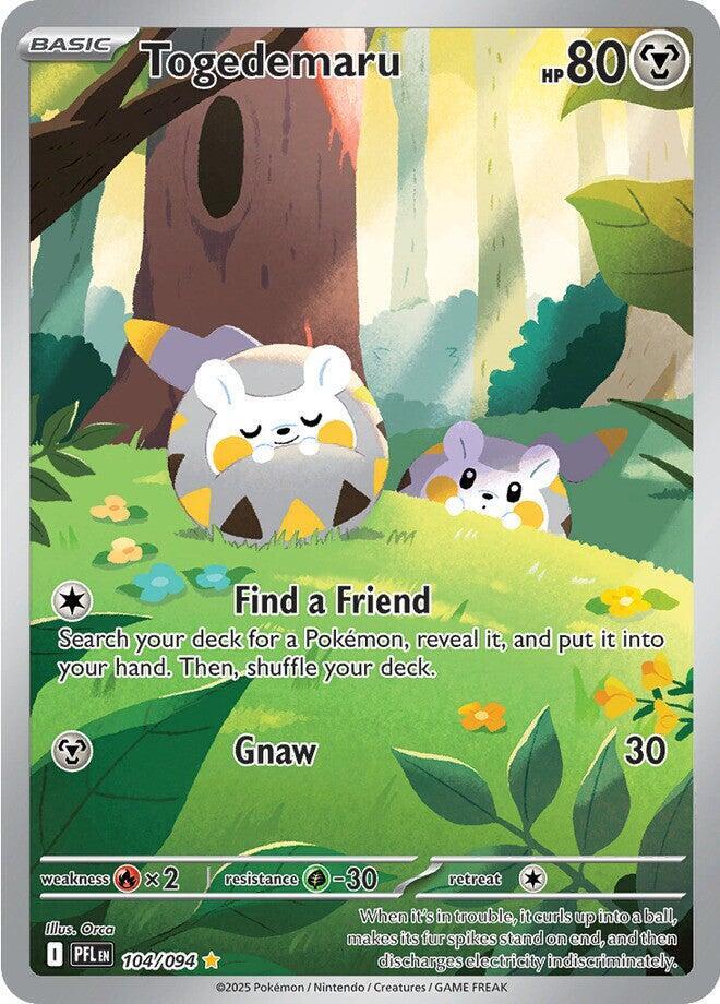 Togedemaru - 104/094 - Illustration Rare | ME - Phantasmal Flames