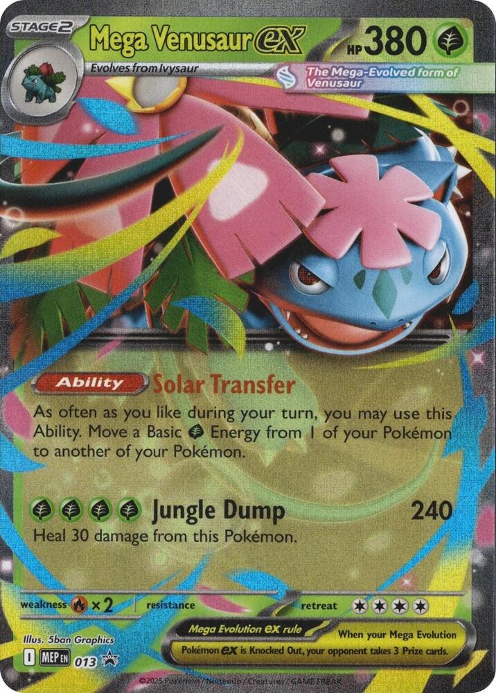 Mega Venusaur ex - MEP013 - MEP Black Star Promos | ME - Promos