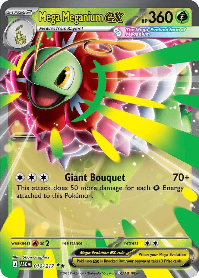 Mega Meganium ex - 010/217 - Double Rare | ME - Ascended Heroes