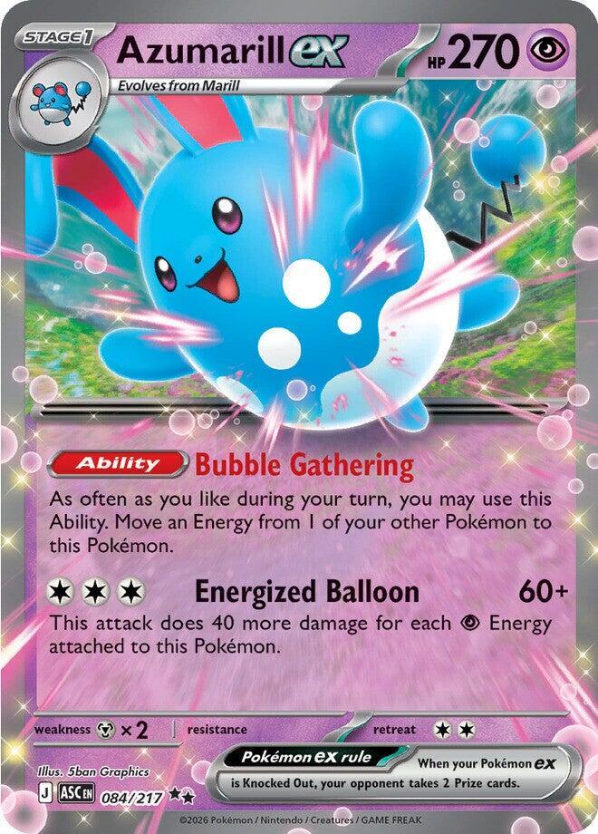 Azumarill ex - 084/217 - Double Rare | ME - Ascended Heroes
