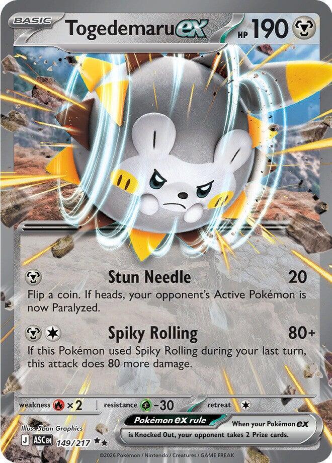 Togedemaru ex - 149/217 - Double Rare | ME - Ascended Heroes