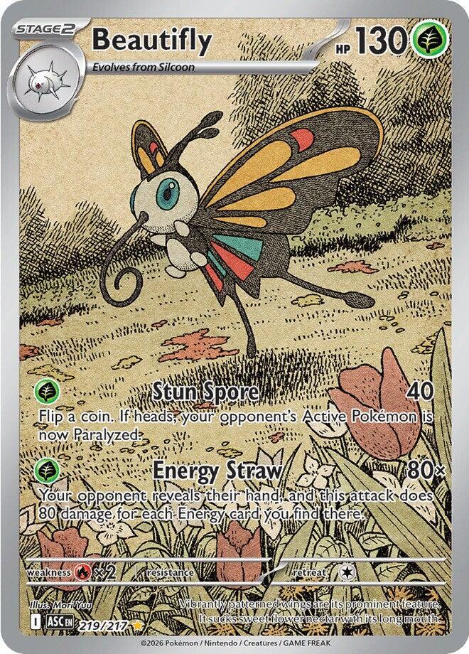 Beautifly - 219/217 - Illustration Rare | ME - Ascended Heroes