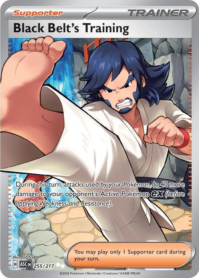 Black Belt's Training - 255/217 - Ultra Rare | ME - Ascended Heroes