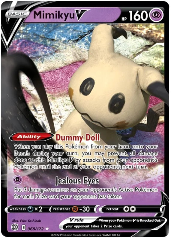 Mimikyu V - 068/172 - Ultra Rare | SWSH - Brilliant Star