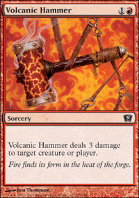 Volcanic Hammer - Foil | 9th Edition