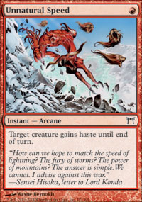 Unnatural Speed | Champions of Kamigawa