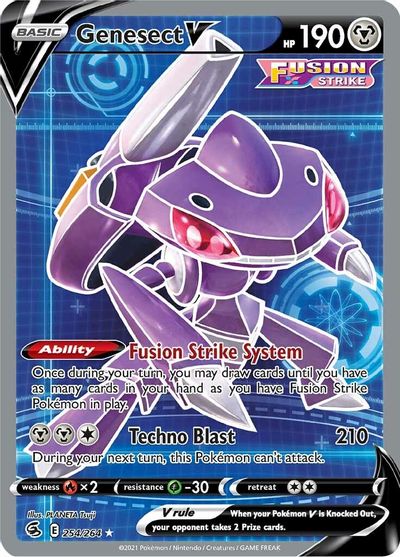 Genesect V - 254/264 - Full Art Ultra Rare | SWSH - Fusion Strike
