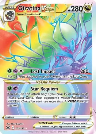 Giratina VSTAR - 201/196 - Secret Rare | SWSH - Lost Origin