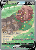 Greedent V - 257/264 - Full Art Ultra Rare | SWSH - Fusion Strike