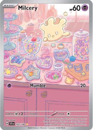 Milcery - 152/142 - Illustration Rare | SV - Stellar Crown