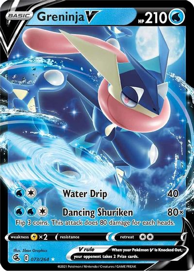 Greninja V - 073/264 - Ultra Rare | SWSH - Fusion Strike