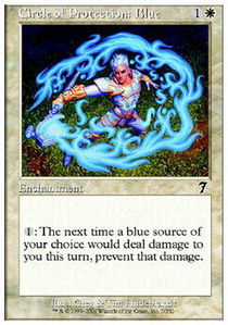 Circle of Protection: Blue - Foil | 7th Edition