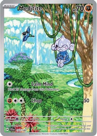 Meditite - 153/142 - Illustration Rare | SV - Stellar Crown