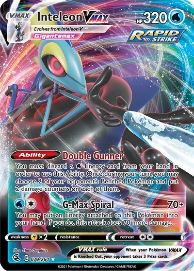 Inteleon VMAX - 079/264 - Ultra Rare | SWSH - Fusion Strike