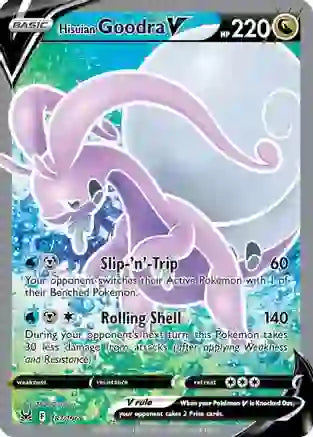 Hisuian Goodra V - 187/196 - Full Art Ultra Rare | SWSH - Lost Origin