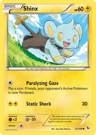 Shinx - 32/106 - Common | XY - Flashfire