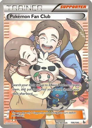 Pokemon Fan Club - 106/106 - Full Art Ultra Rare | XY - Flashfire